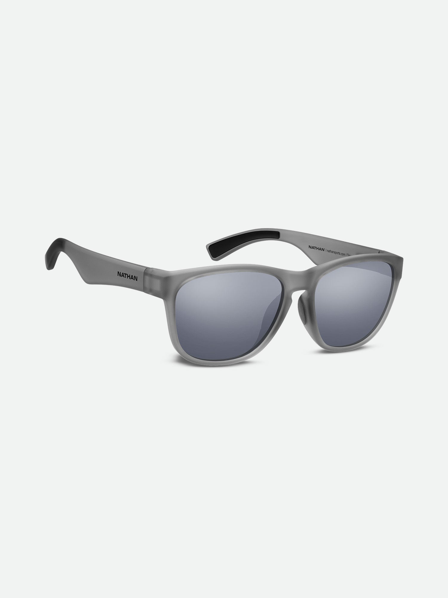 Summit Polarized Running Sunglasses (Clear/Gray)