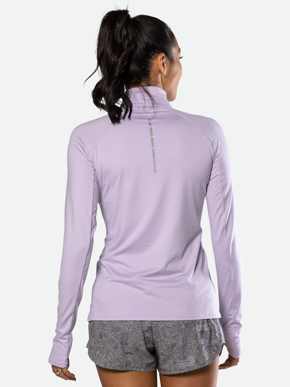Women\'s Tempo Quarter Zip Shirt Nathan Sports Long Sleeve | 2.0