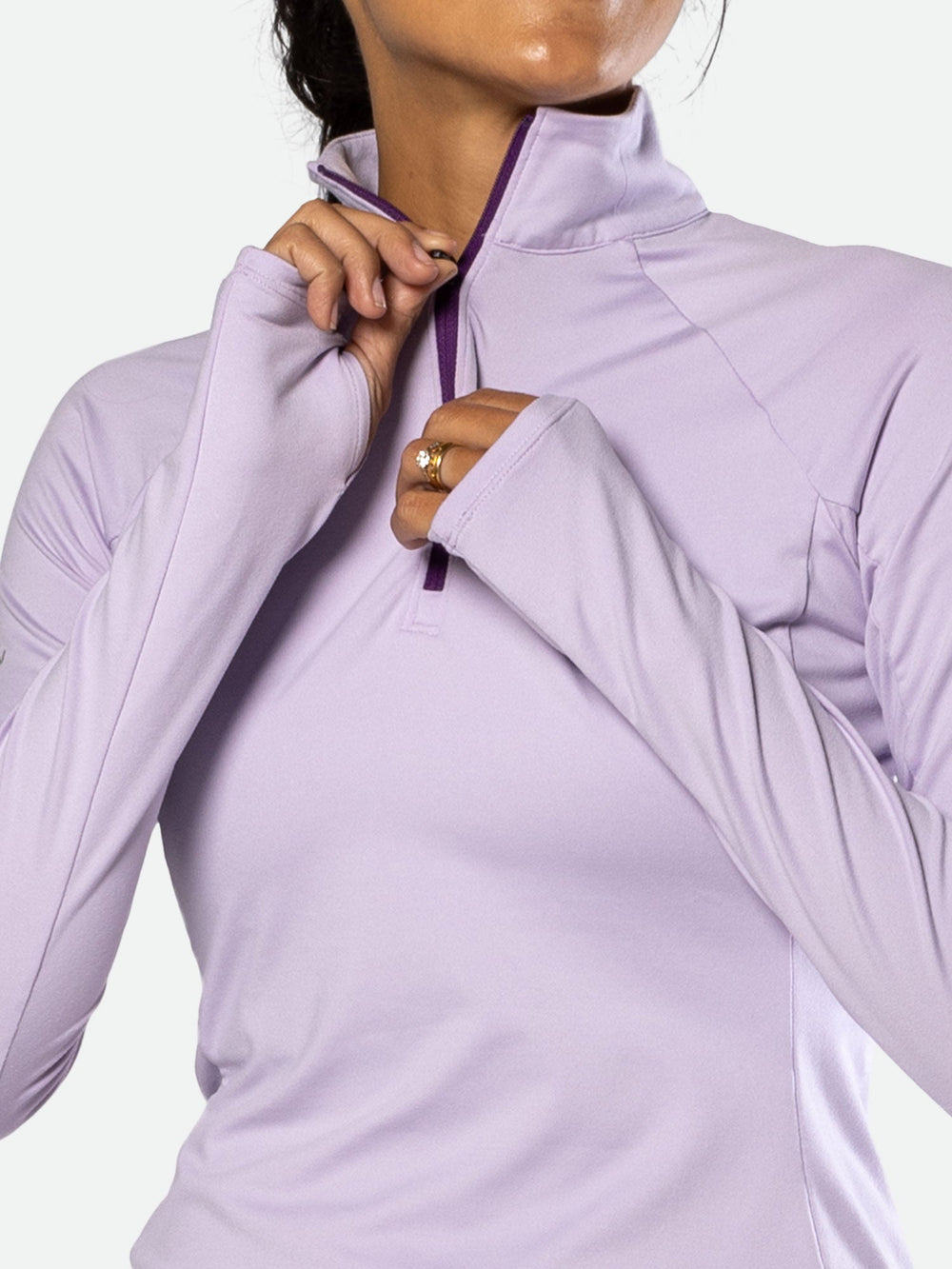 | Shirt Sports Nathan Long Tempo 2.0 Women\'s Quarter Sleeve Zip