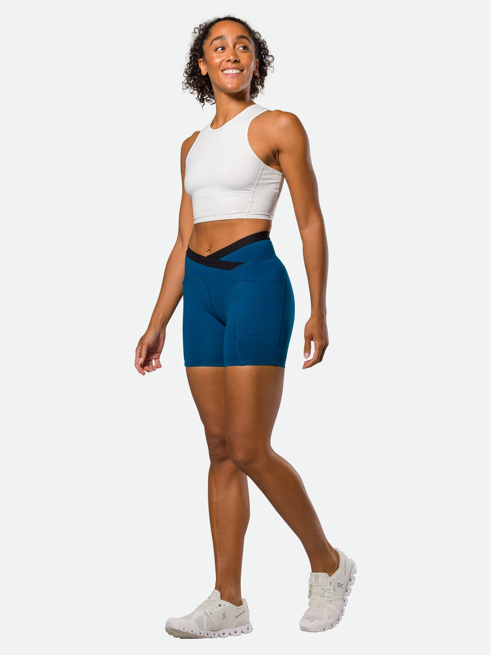 Crossover biker top shorts