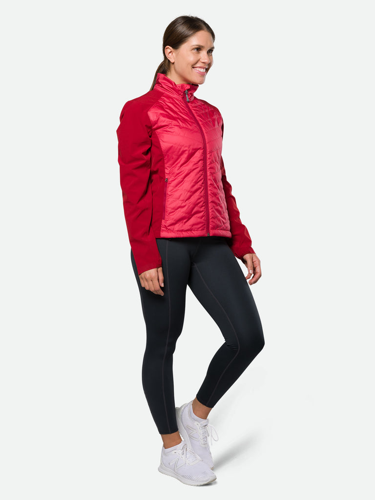 Nathan Women's Navigator Hybrid Jacket – Winterberry - Side View