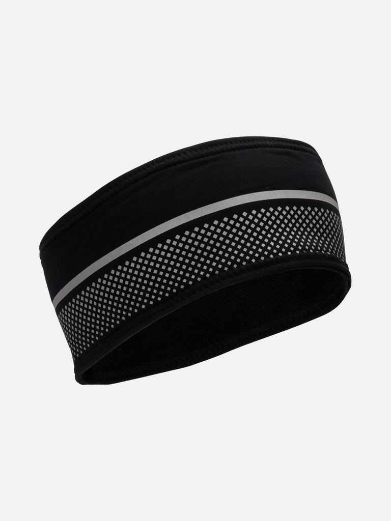 Nathan HyperNight Reflective Safety Headband - Black - Three Quarter View