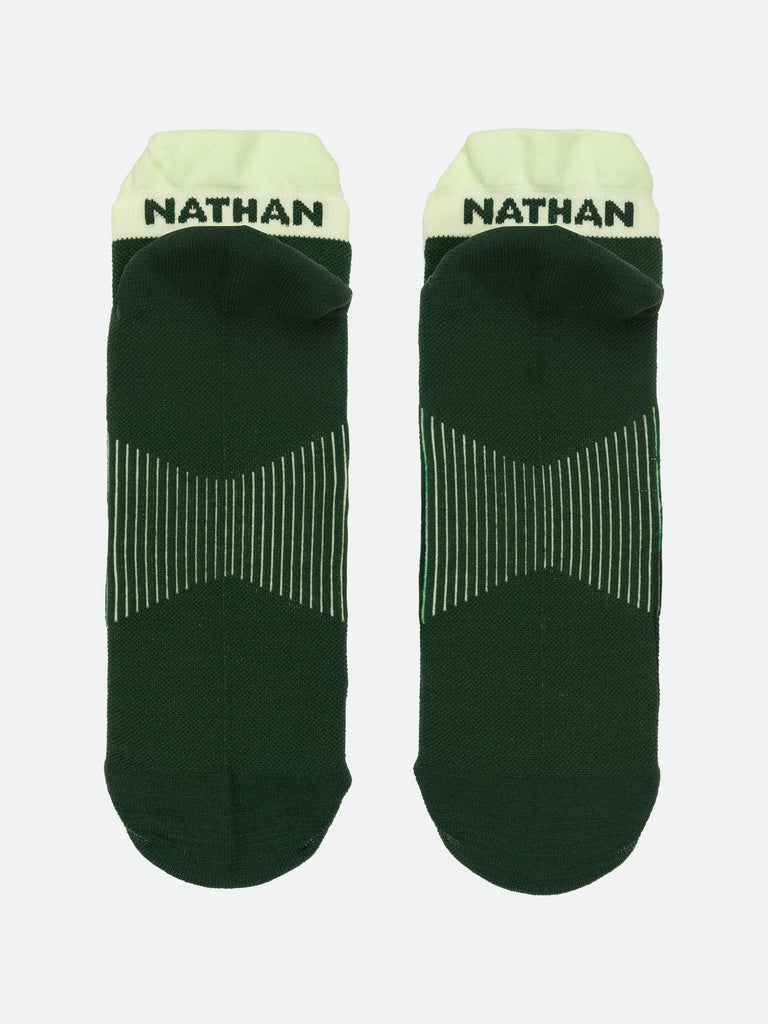 Nathan Speed Tab Low Cut Printed Socks - Desert Sun - Back Lay Flat View