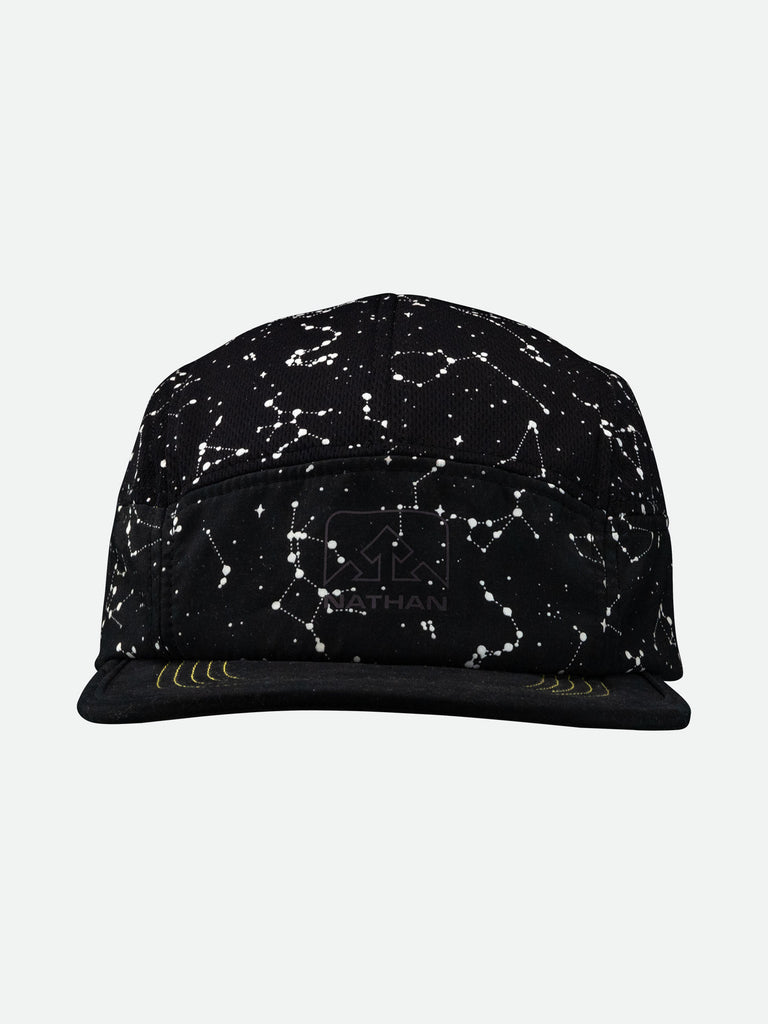 Nathan Reflective Runner's Hat - Front Angle with Detail Highlight