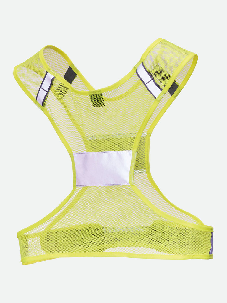 Nathan Streak Reflective Vest for Night Time Visibility - Back View of Vest