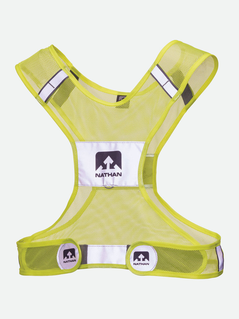 Nathan Streak Reflective Vest for Night Time Visibility - Front View of Vest