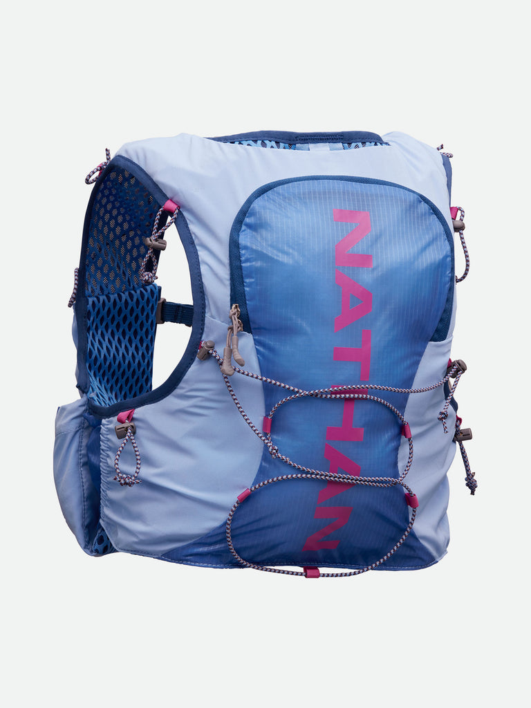 Nathan VaporAiress 3.0 7 Liter Women's Hydration Pack - Periwinkle/Magenta - Back of Pack