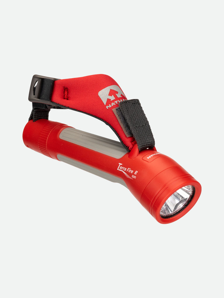 Nathan Terra Fire 300 R Hand Torch – Tangerine Tango Red – Three Quarter View