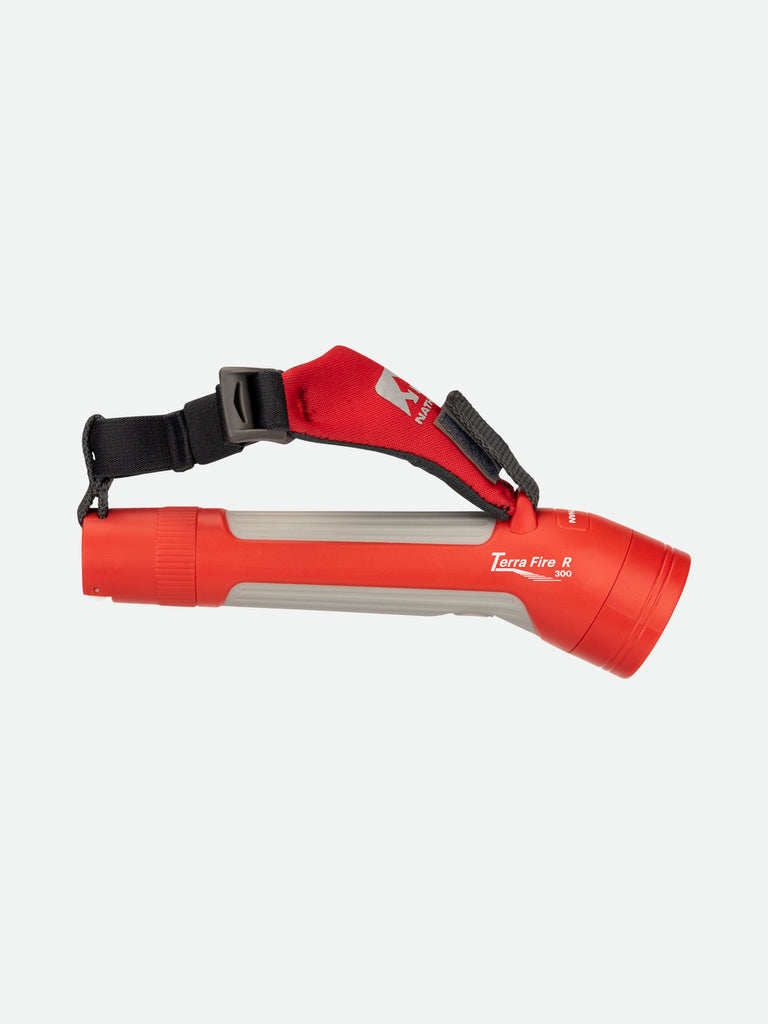 Nathan Terra Fire 300 R Hand Torch – Tangerine Tango Red – Side View