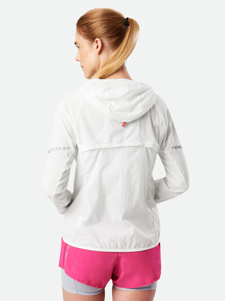Nathan Women’s Stealth Jacket – White - Back View