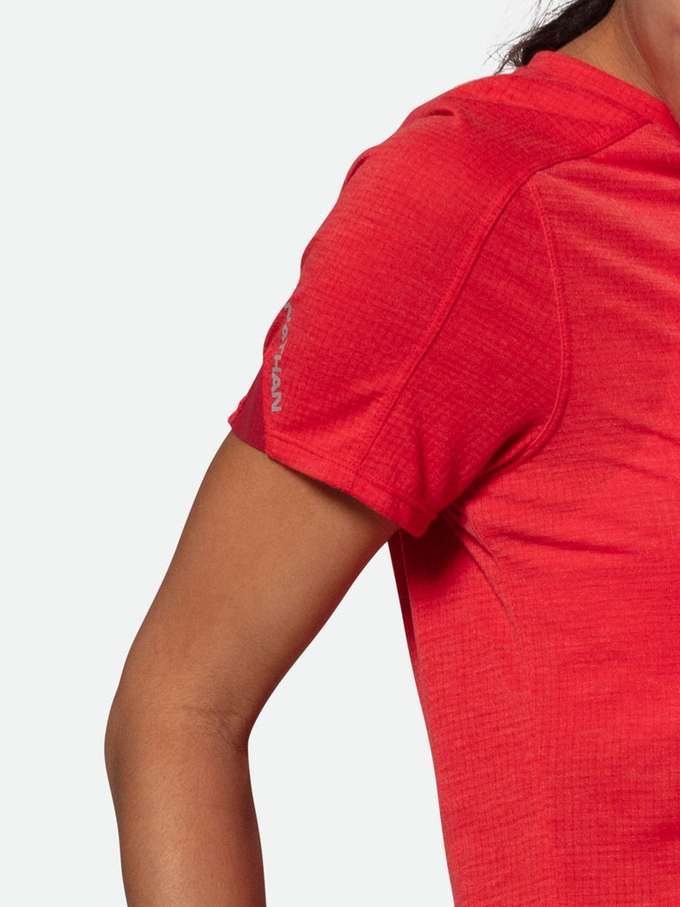 Nathan Sports Women's Rise Short Sleeve Shirt – Red Lollipop