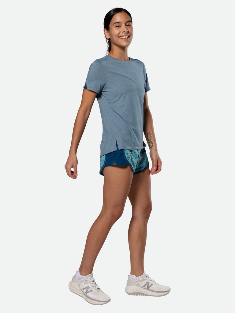 Nathan Sports Women's Dash Short Sleeve Shirt – Sailor Blue