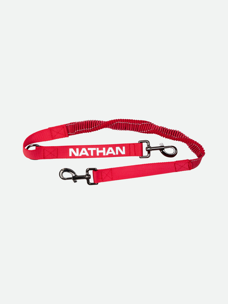 Nathan K9 Series Runner's Waistpack with Leash - Red Leash